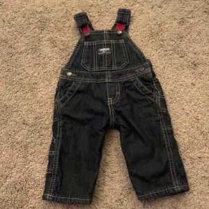 Carters flannel overalls